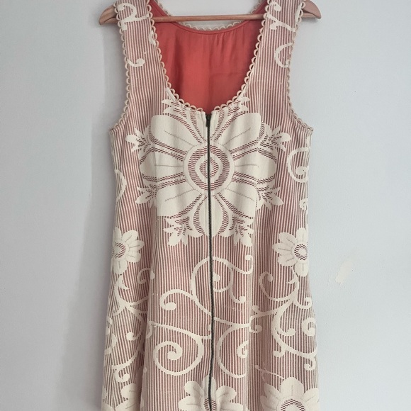 Free People Pink Lace Trim Dress - Picture 6 of 8